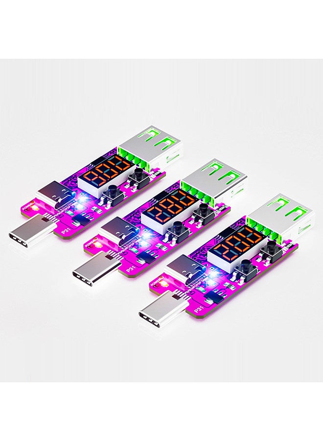 PD3.1 28V Quick ReCharge Trigger Automatic Digital Display Voltage Meter Ammeter Voltage Current Detector Board  - Image 3