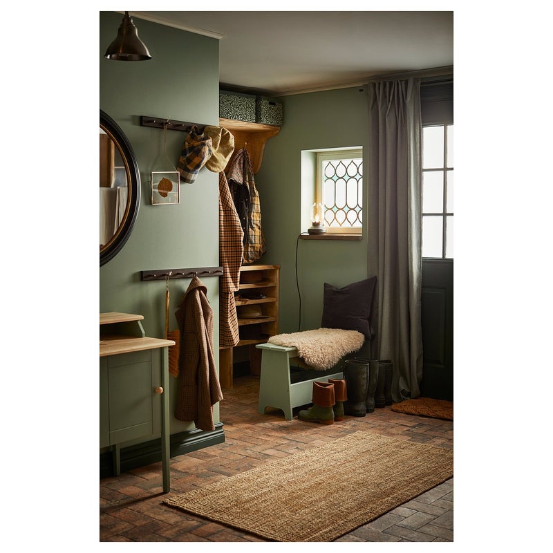 Baitique Flatwoven Jute Rug, Natural, 80x150 cm - Image 4