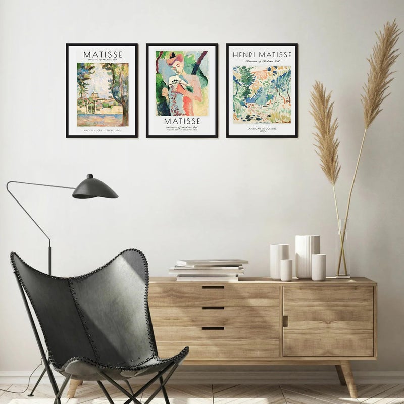 upsimples 12x16 Picture Frame Black 3 Pack, Scratch-Proof Poster Frames 12 x 16 for Photo Gallery - Slide-In Strips, Horizontal or Vertical Wall Mounting - Image 2