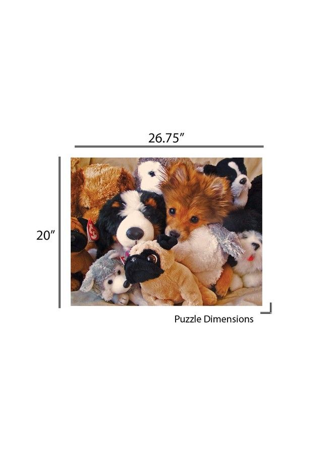 Springbok S 400 Piece Family Jigsaw Puzzle Playtime Puppies Made In Usa - Image 5