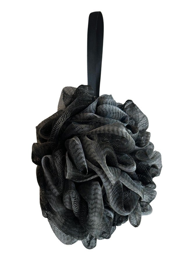 GXBTOPGO Black Bath Shower Loofah Exfoliating Body Back Scrubber Sponge for Women Men 60g (1 Pack) - Image 1