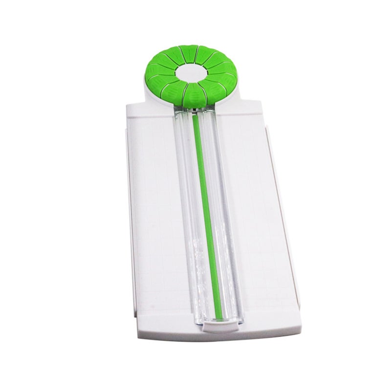 Paper Trimmer 12-In-1 Multicolor High-Quality ABS Material - Safe Hollow M-Shaped Base Paper Cutter for Scrapbooking School Kindergarten Home Craft Projects - Image 1