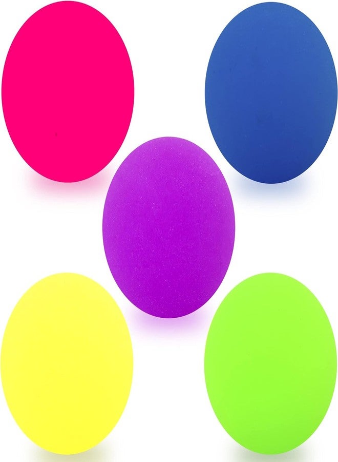 Promote Trader Pack of 2 Big Crazy Balls Bouncy Balls for Kids Bouncing Balls Edu-Sports (Size- 80 mm Diameter)| Multi Color - Image 3