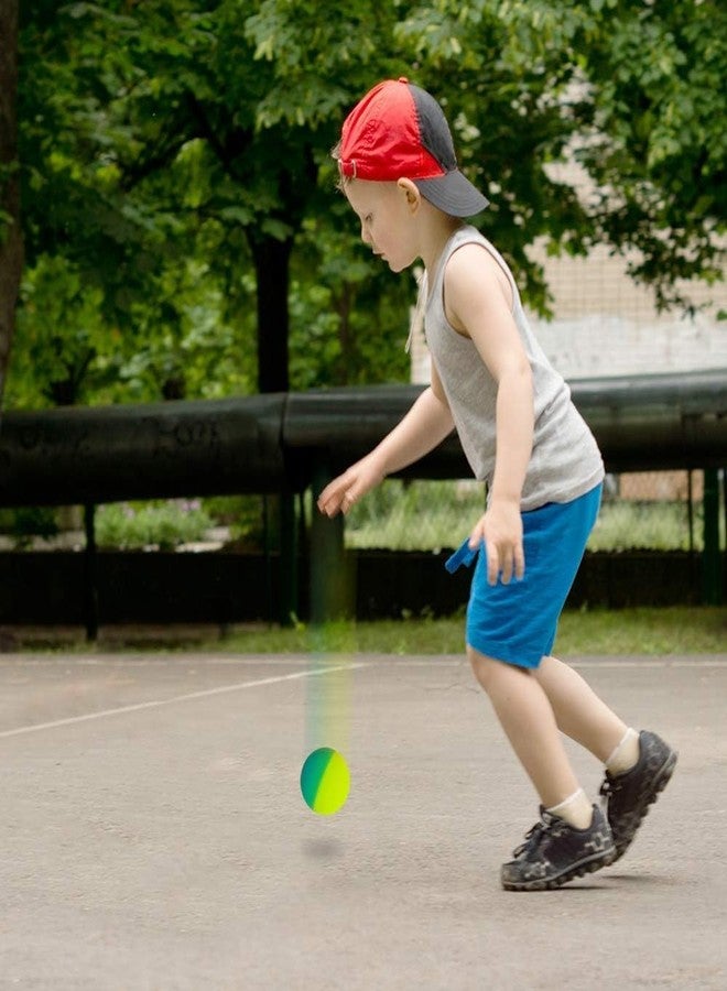 Promote Trader Pack of 2 Big Crazy Balls Bouncy Balls for Kids Bouncing Balls Edu-Sports (Size- 80 mm Diameter)| Multi Color - Image 5