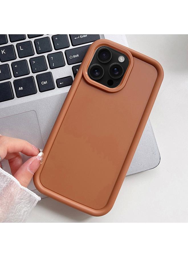 S-TOP Case For iPhone 16 Pro Shockproof Frame Frosted TPU Phone Case - Image 1