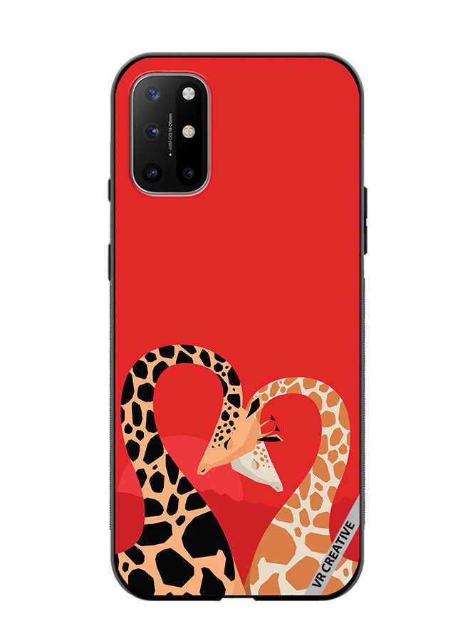 VR CREATIVE Protective Case Cover For OnePlus 8T Animal Love Design Multicolour - Image 1