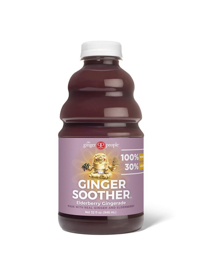 The Ginger People Elderberry Gingerade Ginger Soother by The Ginger People - Immune Health, Elderberry Ginger Flavor, Premium Quality Elderberry Juice, Single - 32 Oz (Pack of 1) - Image 1