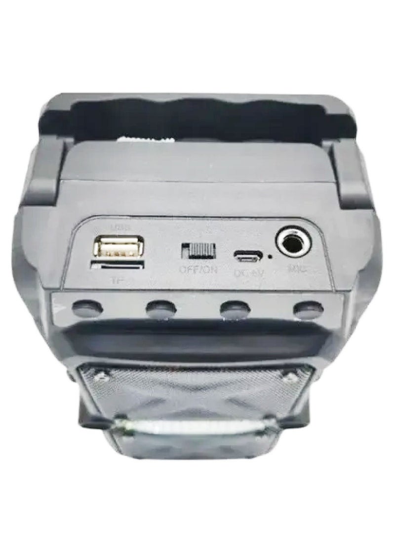 Generic - Wireless Bluetooth Speaker with Rechargeable Battery Includes Microphone, FM Radio, TF Memory, USB and MIC Input - Image 1