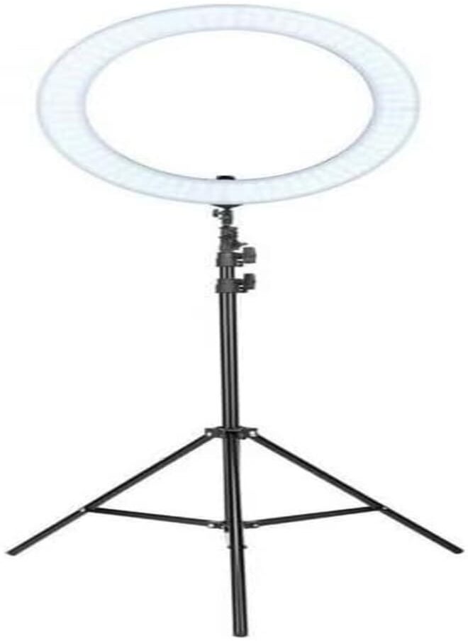 Generic ZMX-260 LED Ring Light Photography Video Light with Adjustable Soft Light - 26cm Diameter - Black 