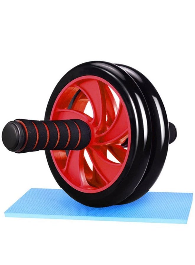 Ab Wheel Roller – Core Strength Training Exercise Wheel for Abs, Arms, Shoulders & Back, Anti-Slip Handles, Durable Double-Wheel Design for Home Gym & Fitness Workouts - Image 1