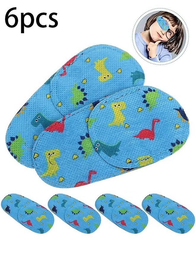 Ailily 6Pcs Glasses Eye Patch Kids Girls Eye Patches，Reusable Non-Woven Eye Patches for Pediatric Amblyopia Lazy Eye Strabismus Correction Patch - Image 1