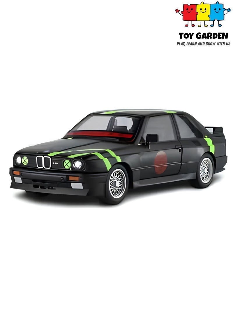محاكاة بمقياس 1:24 لنموذج سيارة BMW M3 المصنوعة من السبائك المعدنية - لعبة مصبوبة عالية المحاكاة مع صوت وضوء ووظيفة السحب للخلف للأطفال وهواة الجمع - Image 1