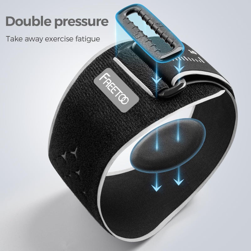 FREETOO Tennis Elbow Brace for Men Women for Tendonitis, Tennis Elbow Strap with Gel Pad, Golfers Elbow Brace for Men for Tennis & Golfers Elbow,Lateral Medial Epicondylitis. Fits Forearm 7.1''-11'' - Image 5
