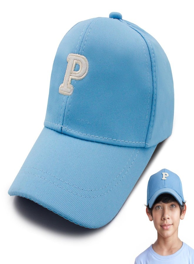 VRITRAZ Polyester Cartoon Print Little Sports Cap for Active Kids, Baby Girls and Boys 3-12 Years (Blue) - Image 1