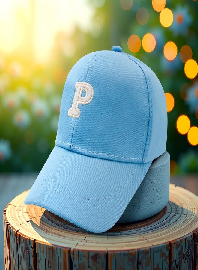 VRITRAZ Polyester Cartoon Print Little Sports Cap for Active Kids, Baby Girls and Boys 3-12 Years (Blue) - Image 2