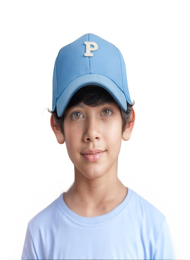 VRITRAZ Polyester Cartoon Print Little Sports Cap for Active Kids, Baby Girls and Boys 3-12 Years (Blue) - Image 4