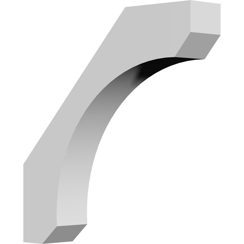 Ekena Millwork BKT16X16X03LE 3 12Inch W x 16Inch D x 16Inch H Legacy Bracket White
