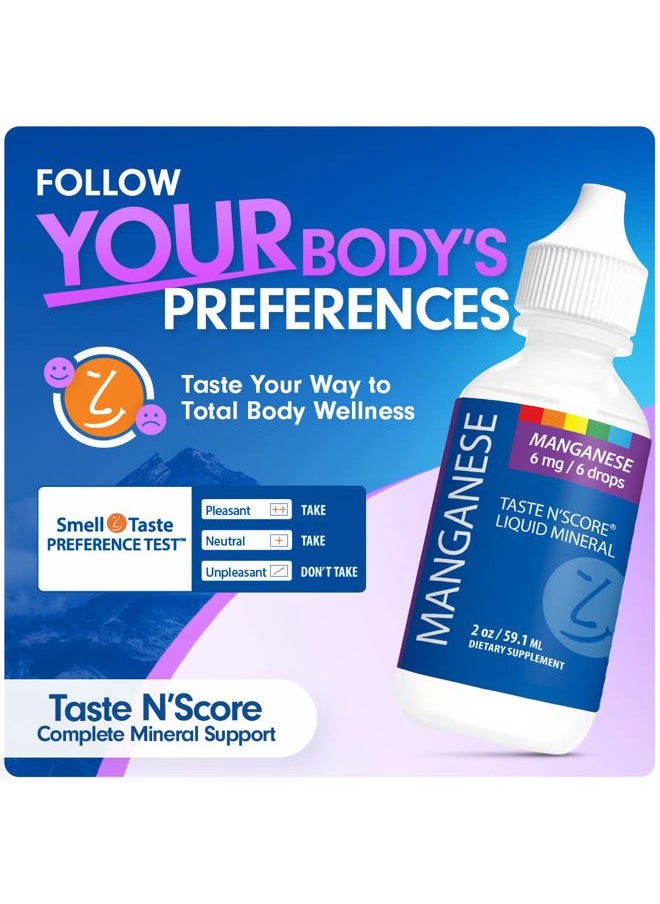 SENSEable Supplements Taste N' Score Manganese Liquid Ionic Mineral Supplement; 100% Pure; 6 mg; 118 Servings  - Image 4
