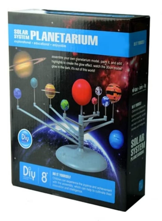 Solar System Planetarium Kit – 3D Glow in the Dark Model – Fun Educational Astronomy Toy for Kids - Image 1