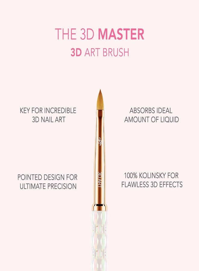 Kiara Sky 3D Nail Art Brush | 100% Kolinsky - Image 3