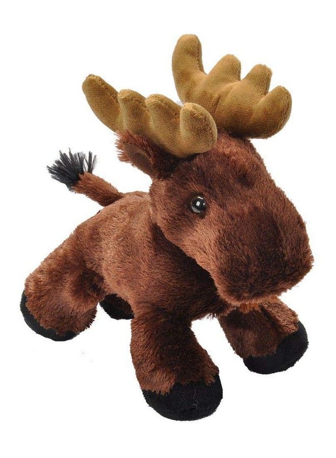 Wild Republic Stuffed Animal, Plush Toy, Gifts For Kids Toy, Moose Plush, Hug’Ems 7"  - Image 1