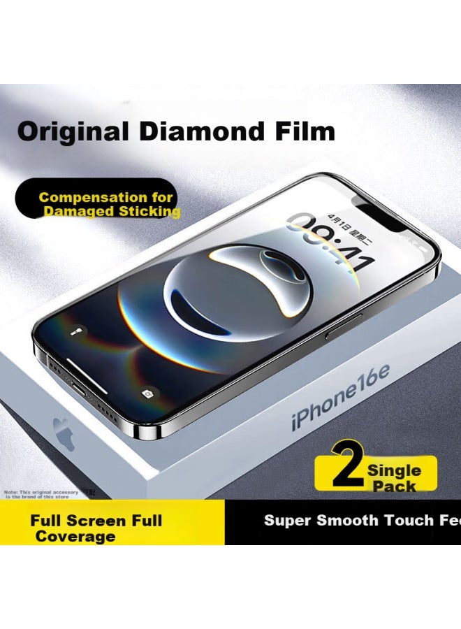 Koolife Apple 16e Tempered Glass Screen Protector For Iphone 16e, Full Coverage High Definition Ultra Thin Anti-shatter Anti-fingerprint Protective Film - Image 1