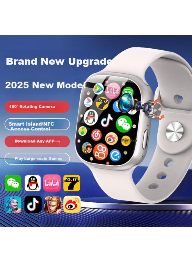 Atq Smart Watch, 5g Full Network Huaqiangbei Watch, Can Insert Sim Card For Phone Calls, Sports Apps Download, For Adults, Middle And High School Students, Men And Wome