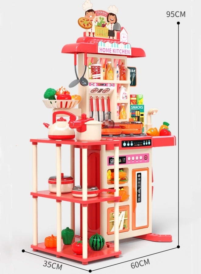 جني ثروة لعبة المطبخ مجموعة للأطفال ،العاب مطبخ اطفال ، وتلعب الأطفال في الطبخ ، مع الصوت والضوء - Image 2