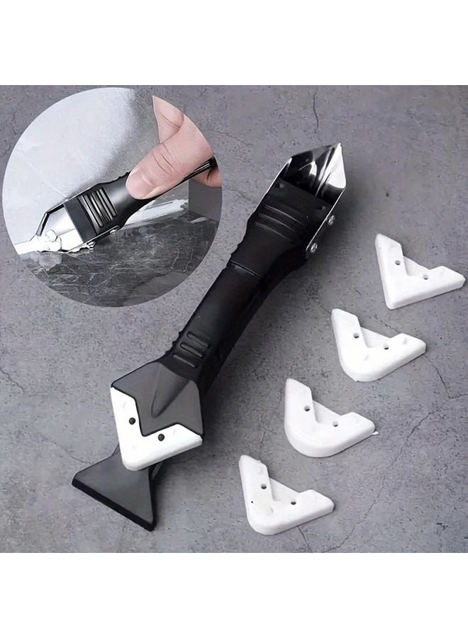 5 In 1 Multi Purpose Grout Tool Dark Black For Tile Seams Caulking Home DIY - Image 2