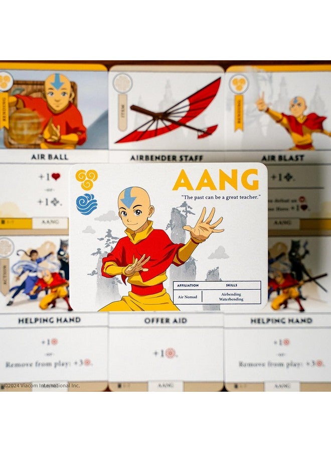 USAopoly Avatar: The Last Airbender: Aang's Destiny, Cooperative Deck Building Strategy Board Game, Play as Aang, Katara, Appa & More, Fun for Family Game Night, Ages 10+, 2-4 Players, 60 Minutes - Image 5