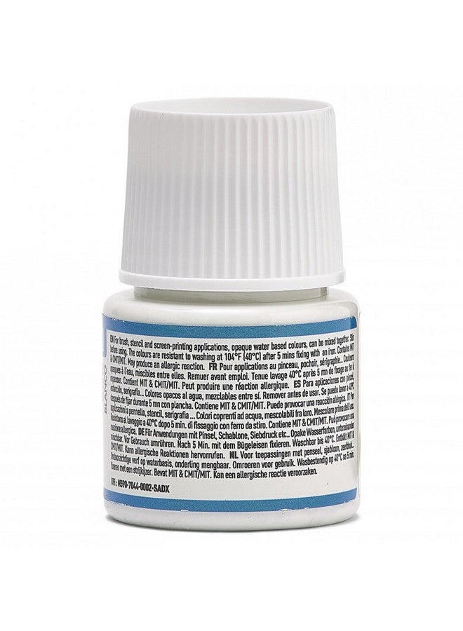 Pebeo 295 010 Setacolor Opaque Fabric Paint 45 Milliliter Bottle Titanium White 1.5 Fl Oz (Pack Of 1) - Image 2