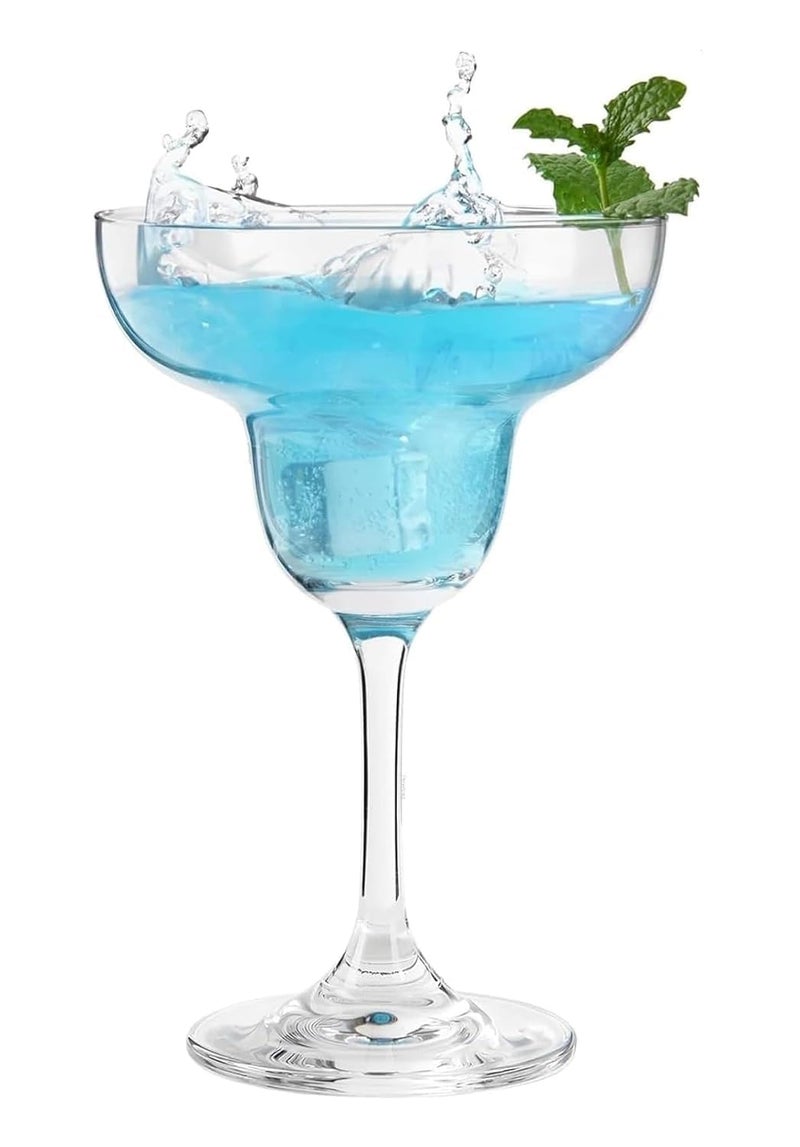 VILON Margarita Glasses Set of 6 | Cocktail Glasses with stem Crystal Glassware for Frozen, Martini, Mixing Cocktails | Classic Cocktail Glasses for Drinks, Clear (Margherita 180ML) - Image 5