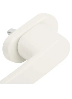Sharpdo White Door Handles 2 Piece Aluminum Alloy Door Handle Solid Aluminum Handle White Aluminum Door Handle Fits Common Doors And Balcony Doors  - Image 3