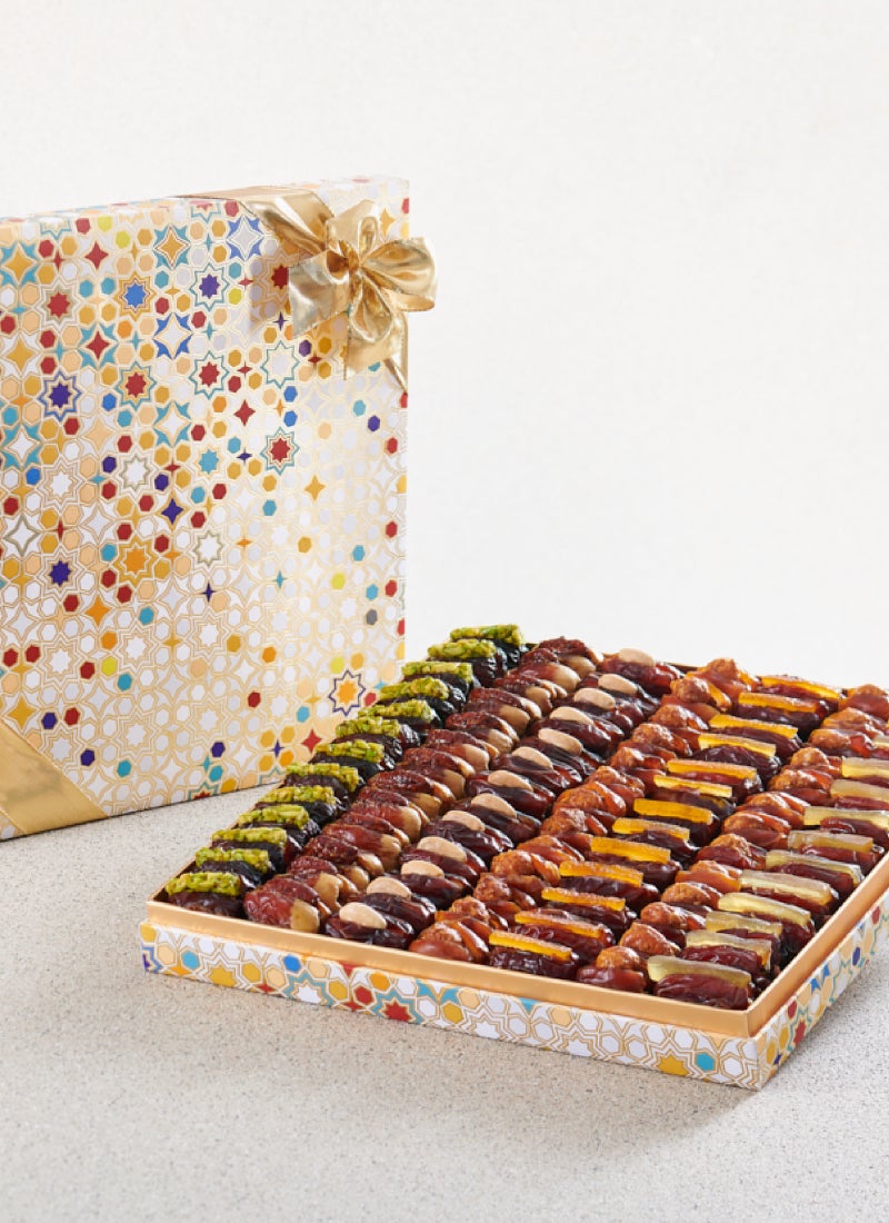 Bateel Najma Xlarge Gift Set Collection Premium Filled Dates 1534gm 1 Box (1470g) - Image 2