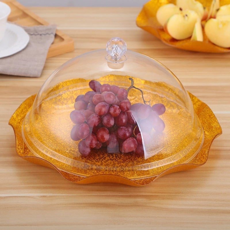 Food Cover 25x14.5cm, Dustproof Meal Dish Lid for Food Fresh-keeping and Cake Protection, Kitchen Serveware for Home and Outdoor Use - Image 5