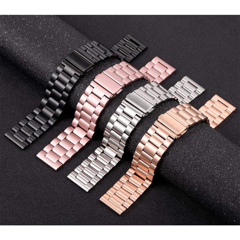 Bluejw 22mm 20mm Stainless Steel Watch Band for Samsung Galaxy Watch 6/5/4/Active 2/Gear S3, Metal Strap Replacement for Huawei Watch (40mm, 44mm, 47mm) - Image 5