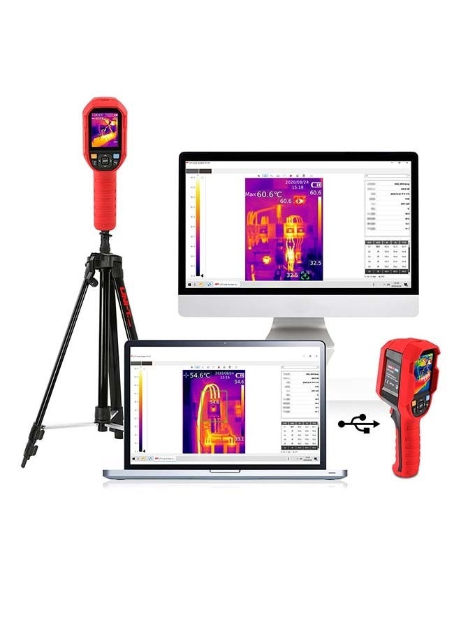 يوني تي - UNI-T UTi260B كاميرا حرارية تصوير 49152 بكسل 256x192 دقة الأشعة تحت الحمراء كاميرا محمولة تعمل بالأشعة تحت الحمراء التصوير الحراري IP65 2 متر قطرة قابلة للشحن - Image 1