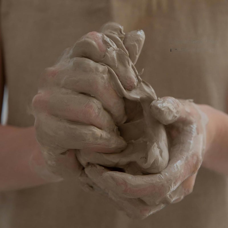 Premium Terracotta Clay for Modeling and Art Craft Projects Fine motor skills Shadu mati Air Dry Wet Clay for Children Professional Artists Ready to Use Natural Eco Friendly Filtered Molding Clay approximate 1Kg  - Image 5