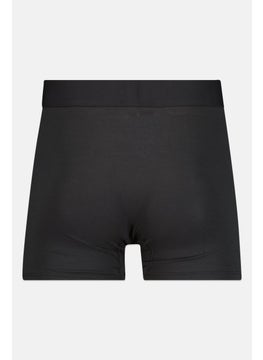 Tommy John Men 2 Pieces 4 inseam Brand Logo Boxer Briefs, Black  - Image 2
