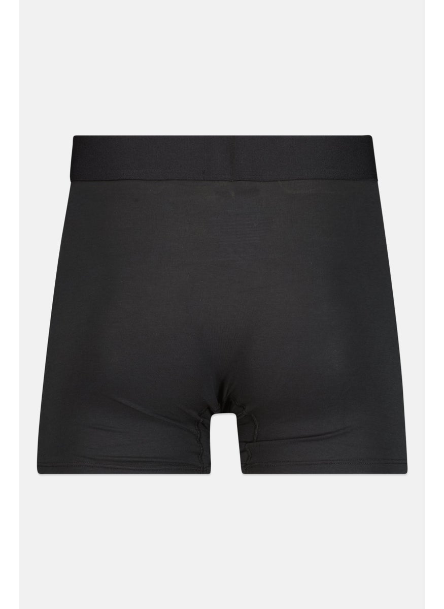 Tommy John - Men 2 Pieces 4 inseam Brand Logo Boxer Briefs, Black - Image 1