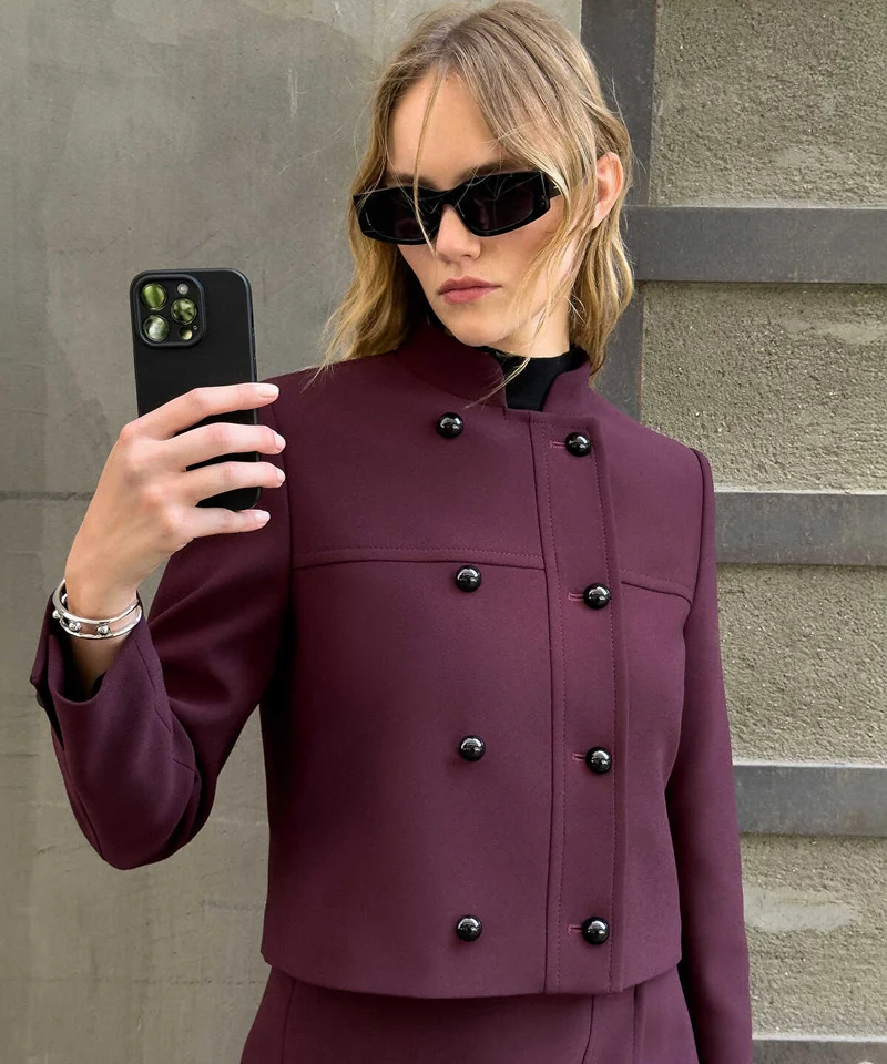 Ipekyol Contrast Button Jacket