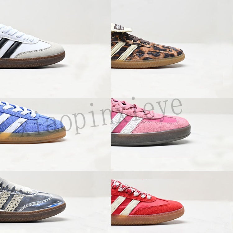 Putian Dexun Men'S And Women'S Shoes Samba Shoes Pure Original Strawberry Red Shoes White And Black Casual Genuine Leather Men'S Shoes Versatile - Image 2