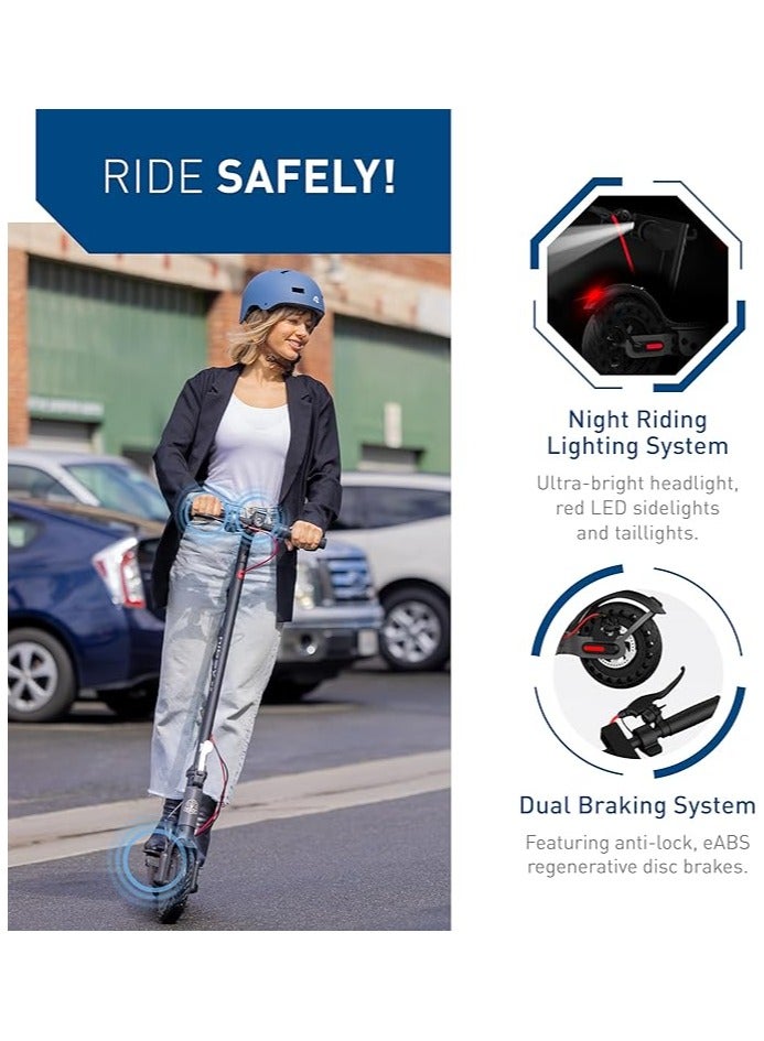 Hiboy S2 Pro/S2 MAX Electric Scooter, 500W Motor, 10" Solid Tires, 25-40.4 Miles Range, 19 Mph Folding Commuter Electric Scooter for Adults (Optional Seat) - Image 3