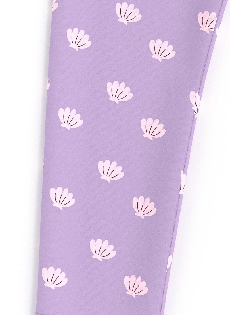 Nautinati Girls' Cotton All-over Print Leggings - Image 4