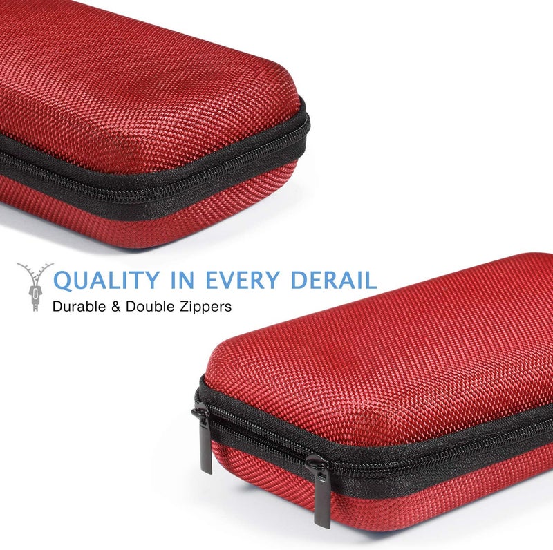 GLCON Hard Protective Travel Case, Electronic Organizer for Anker/Jackery/RAVPower Power Bank, Shockproof EVA Carrying Case for Cell Phones, Travel Gadgets for Cables, Car/GPS Accessories - Image 5