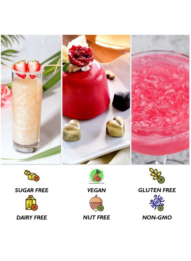 SigWong Edible Glitter Set, Sprinkles Edible Glitter for Drinks, 8 Colors Prism Powder Edible Glitter Dust for Wines, Beer, Cocktail, Strawberries, Cakes, Cupcakes, Chocolate - 3g/bottle - Image 3