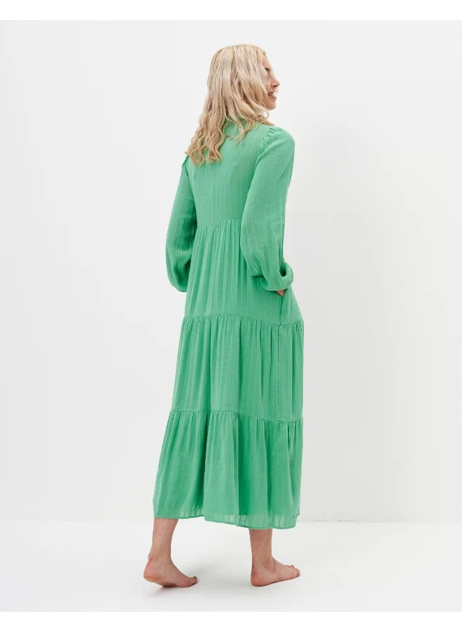 امريكان ايجل AE Button-Up Midi Shirt Dress