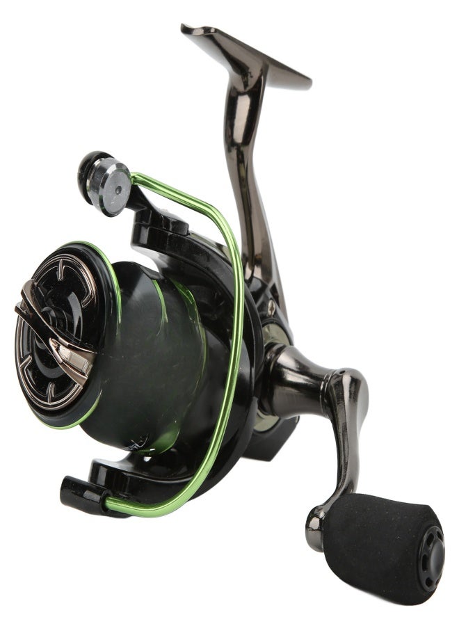 DEUKIO All Metal Fishing Line Wheel 45° Large Chamfer 5.2:1 Spinning Wheel Fishing ReelsDK2000 - Image 1