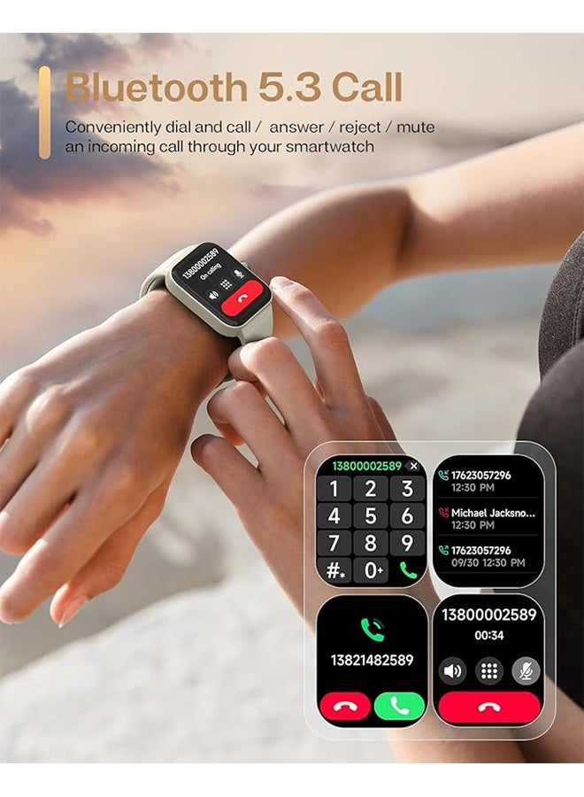 هافن ساعة ذكية M9 Pro، شاشة HD، مكالمات بلوتوث، فرقة الرياضة لمراقبة الصحة، ساعة متعددة الوظائف، متوافقة مع نظام التشغيل iOS و Android - فضية - Image 4