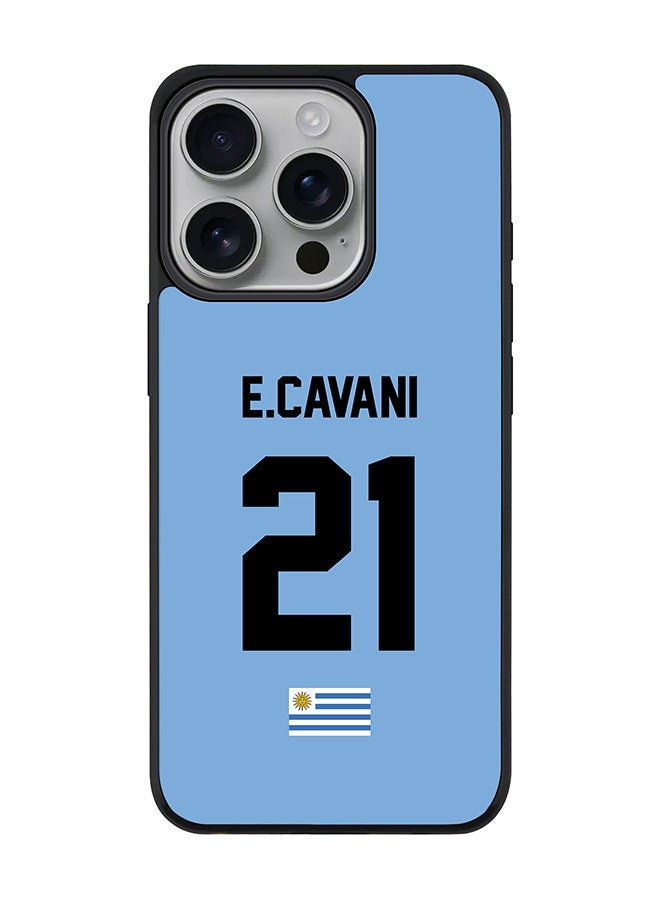 Stylizedd For iPhone 16 Pro Case [Compatible with MagSafe] Slim Magnetic cover Phone Case iPhone 16 Pro -Football - Uruguay  E.Cavani - Image 1